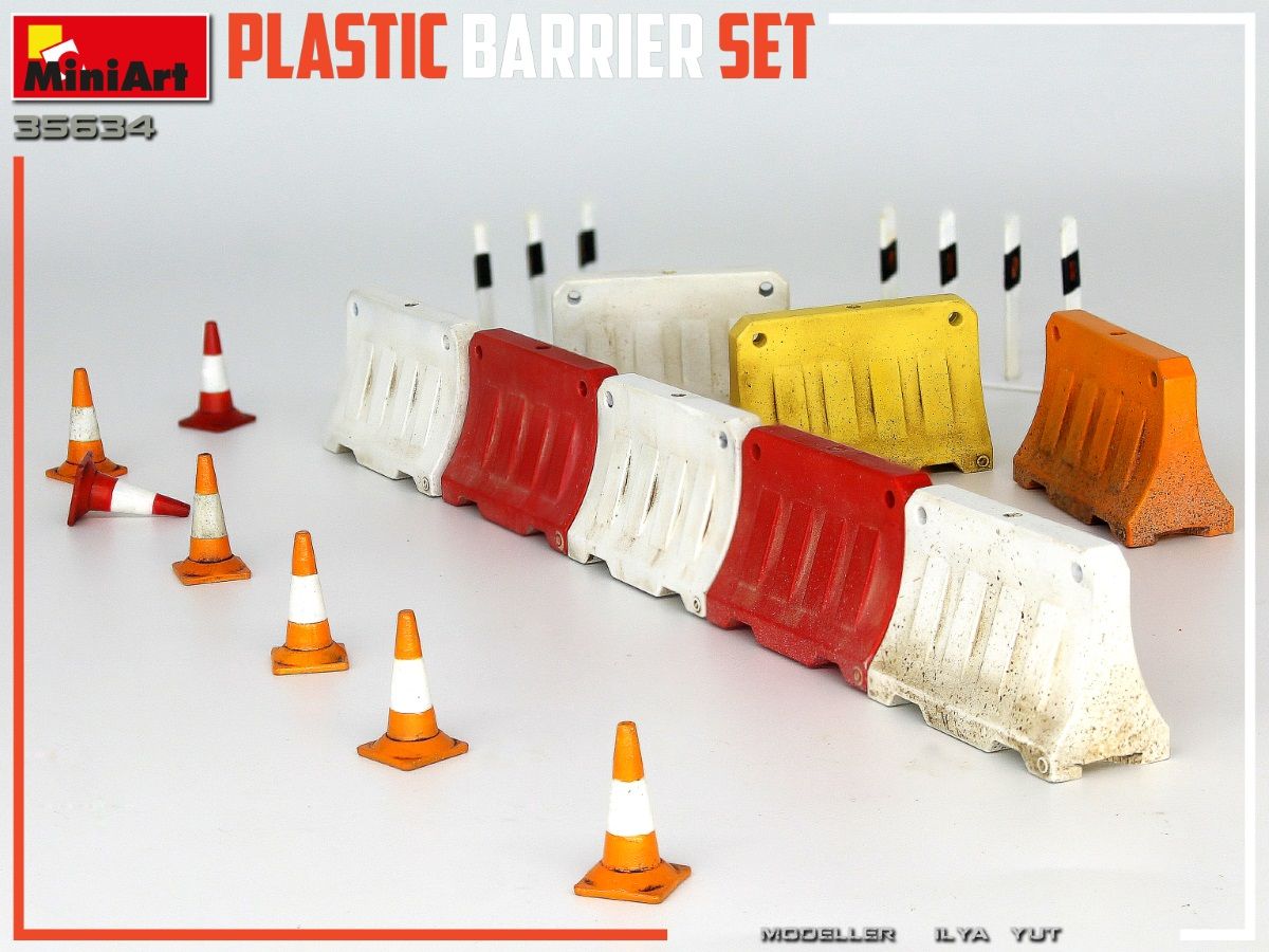 1:35 plastic barrier set art. nr. 35634