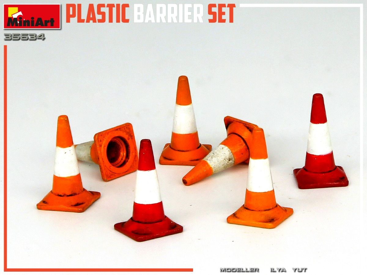1:35 plastic barrier set art. nr. 35634
