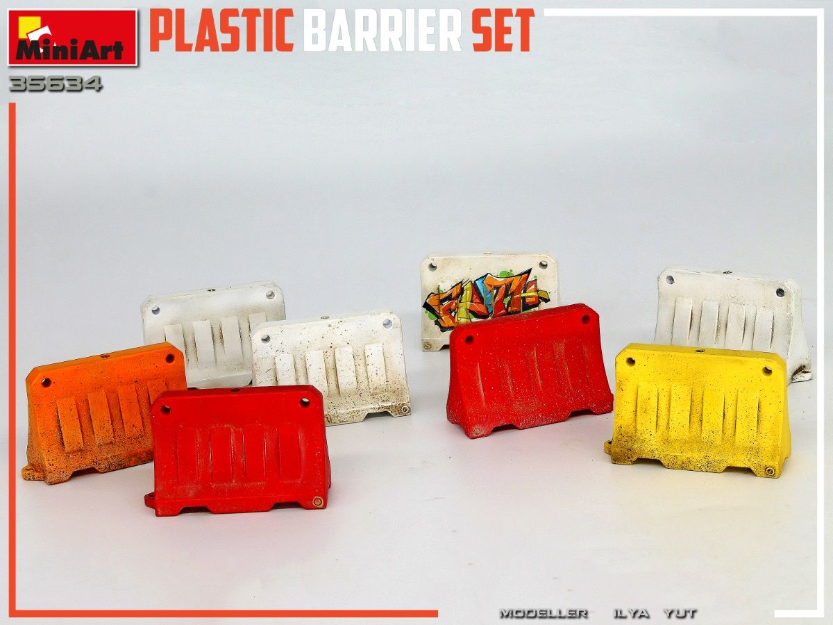 1:35 plastic barrier set art. nr. 35634