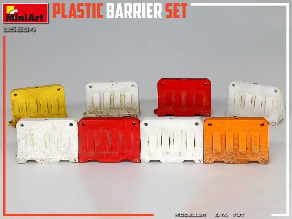 1:35 plastic barrier set art. nr. 35634