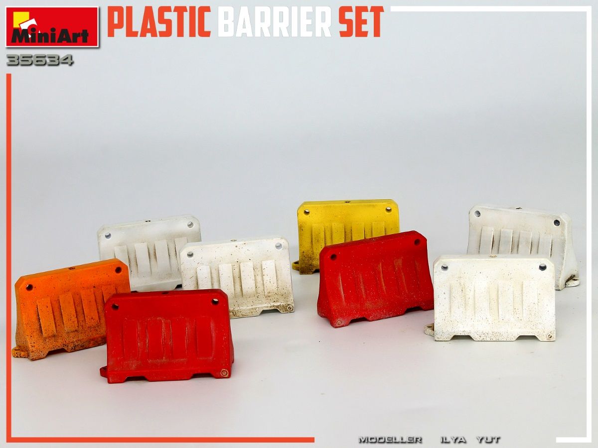 1:35 plastic barrier set art. nr. 35634