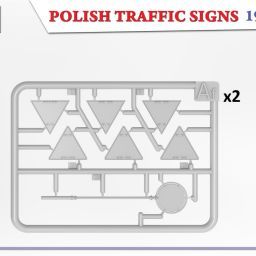 1:35 polish traffic signs 1930 40’s art. nr. 35664