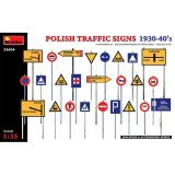 1:35 polish traffic signs 1930 40’s art. nr. 35664