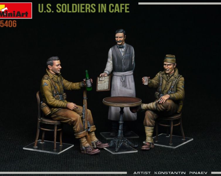 1:35 U.S. Soldiers In Cafe Art.-Nr. 35406
