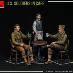 1:35 u.s. soldiers in cafe art. nr. 35406