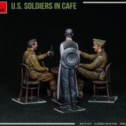 1:35 u.s. soldiers in cafe art. nr. 35406