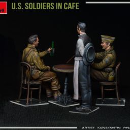 1:35 u.s. soldiers in cafe art. nr. 35406