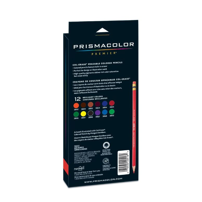 prismacolor premier® col erase® caja 12 colores art. nr. 20516
