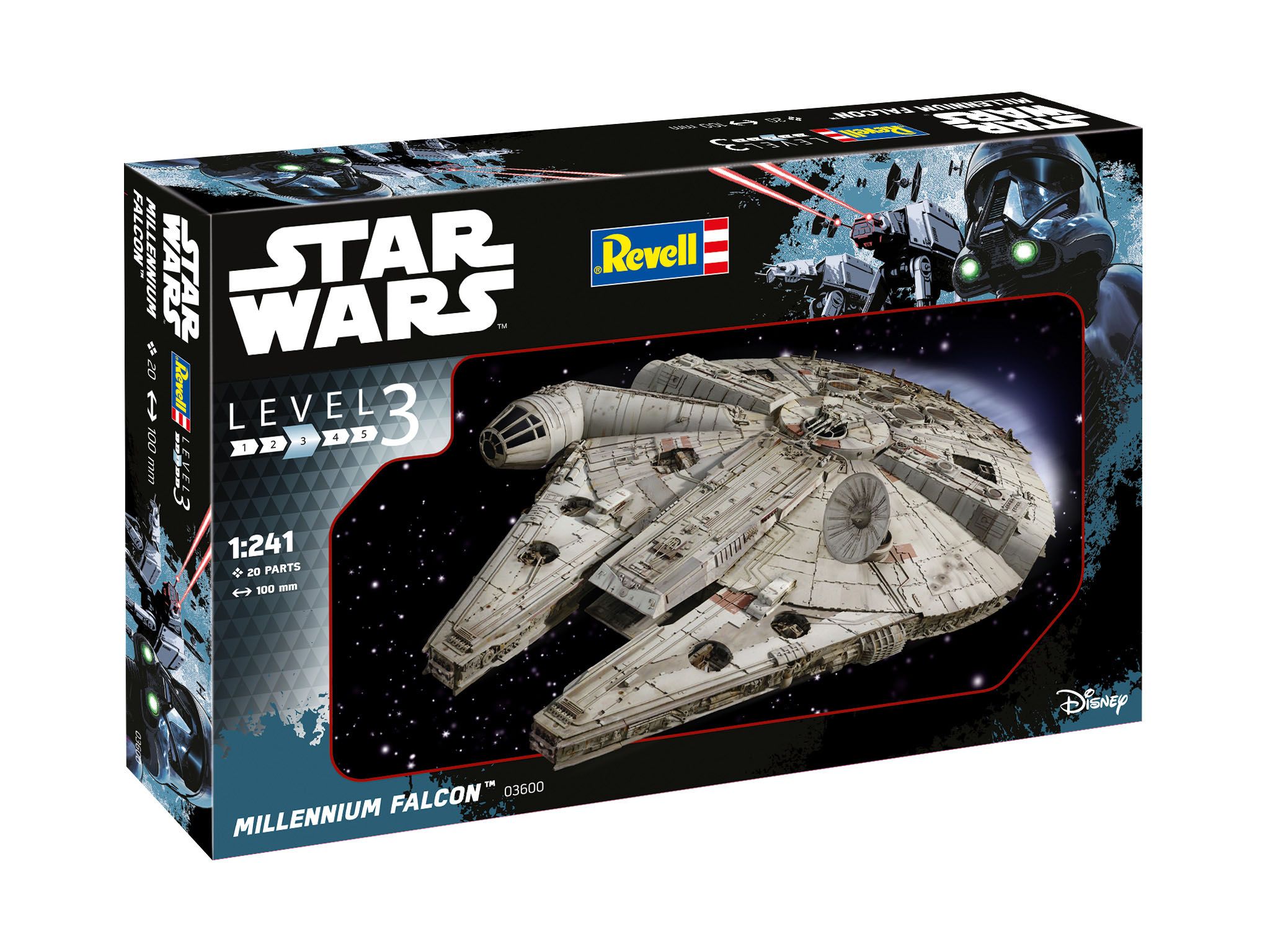 1:241 star wars millennium falcon art. nr. 03600
