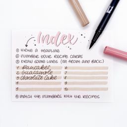 kit de recetas diy de tombow art. nr. recipe set
