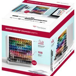 organizador de escritorio rotuladores abt dual brush pens tombow (vacío) art. nr. orga 108c