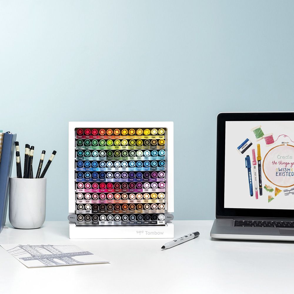 organizador de escritorio para rotuladores abt dual brush pens tombow (vacío) art. nr. orga 108c