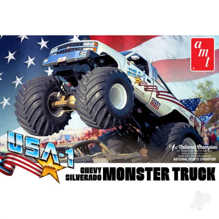 1:25 usa 1 chevy silverado monster truck art. nr. amt1252