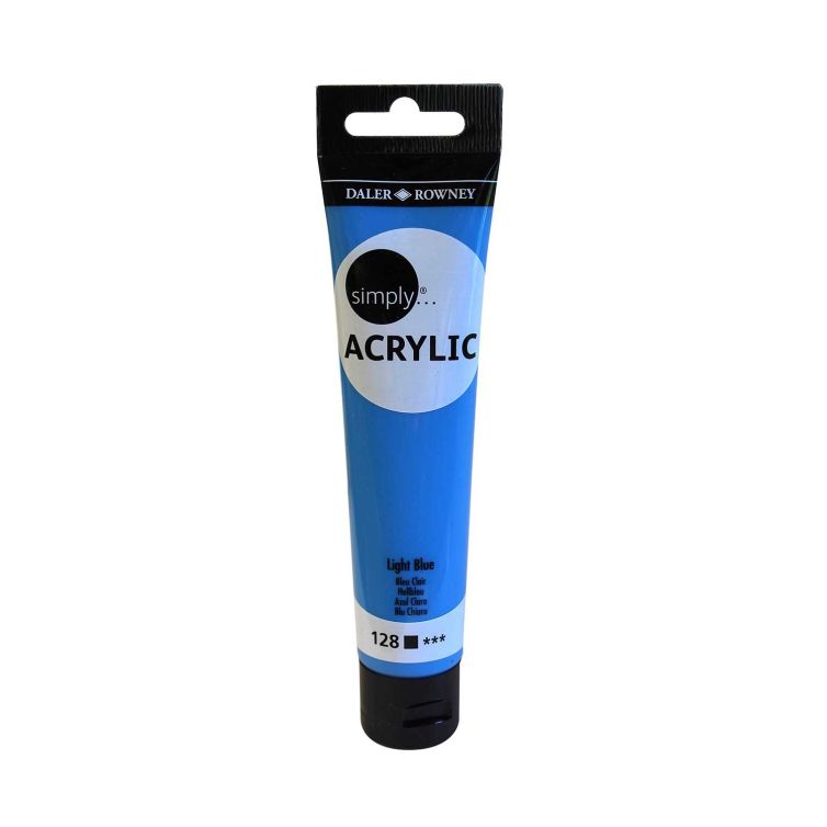 Acrílico Daler Rowney Simply Acrylic 75ml (15) – 128 Azul Claro Art.-Nr. 126975128