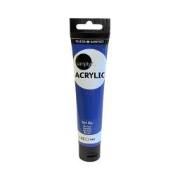 acrílico daler rowney simply acrylic 75ml 142 azul oscuro art. nr. 126975142