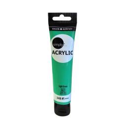 acrílico daler rowney simply acrylic 75ml 348 verde claro art. nr. 126975348
