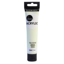 acrílico daler rowney simply acrylic 75ml 598 fosforescente art. nr. 126975598