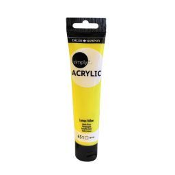 acrílico daler rowney simply acrylic 75ml 651 amarillo limón art. nr. 126975651