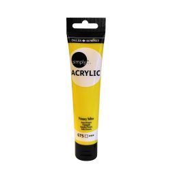 acrílico daler rowney simply acrylic 75ml 675 amarillo primario art. nr. 126975675