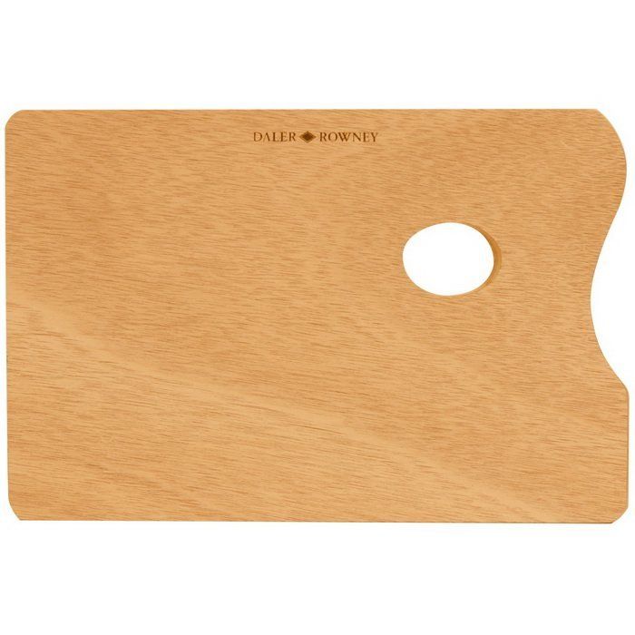 Paleta de madera rectangular 18×24 cm. Art.-Nr. D803050001