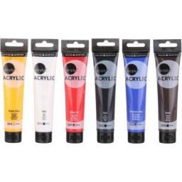 set acrílicos daler rowney 6 colores art. nr. d126500025