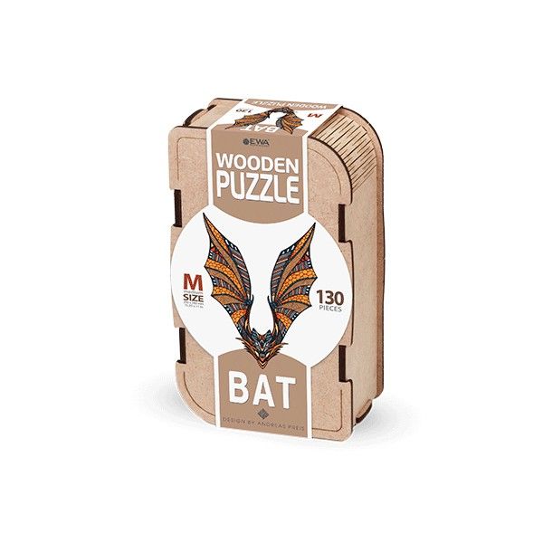 Puzzle «Murciélago» 130 piezas de madera Art.-Nr. 00230
