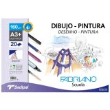 bloc dibujo pintura a3+ espìral 20h 200gr art. nr. 76233250
