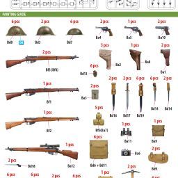 1:35 british infantry weapons & equipment art. nr. 35368