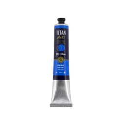 Óleo extra fino titan tubo 60 ml (55) azul cyan