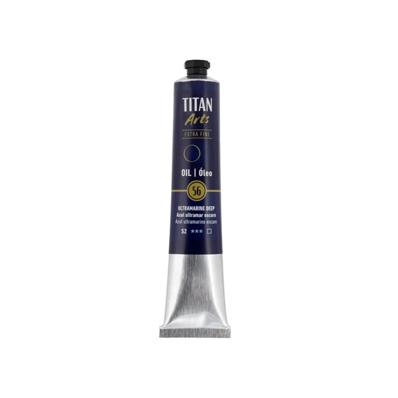 Óleo extra fino titan tubo 60 ml (56) azul ultramar oscuro
