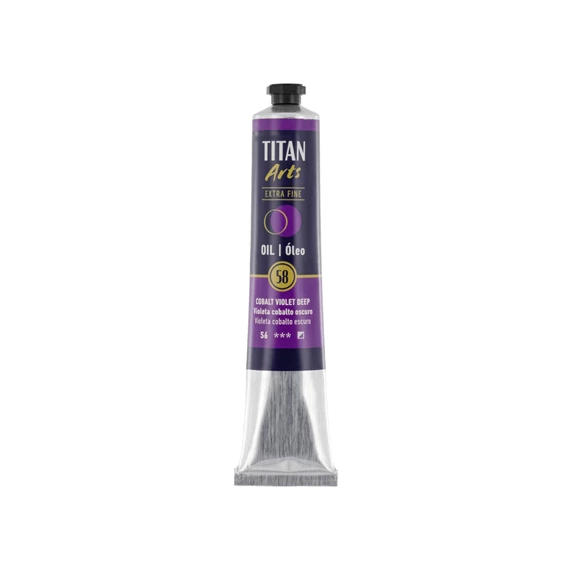 Óleo extra fino titan tubo 60 ml (58) violeta cobalto oscuro