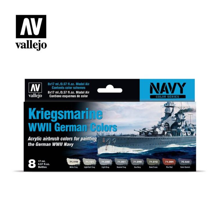 Set Kriegsmarine WWII German Colors Art.-Nr. 71.615