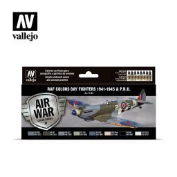 set raf colors day fighters 1941 1945 & p.r.u. art. nr. 71.162