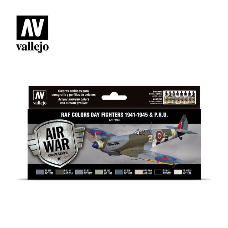 Set RAF colors Day Fighters 1941-1945 & P.R.U. Art.-Nr. 71.162