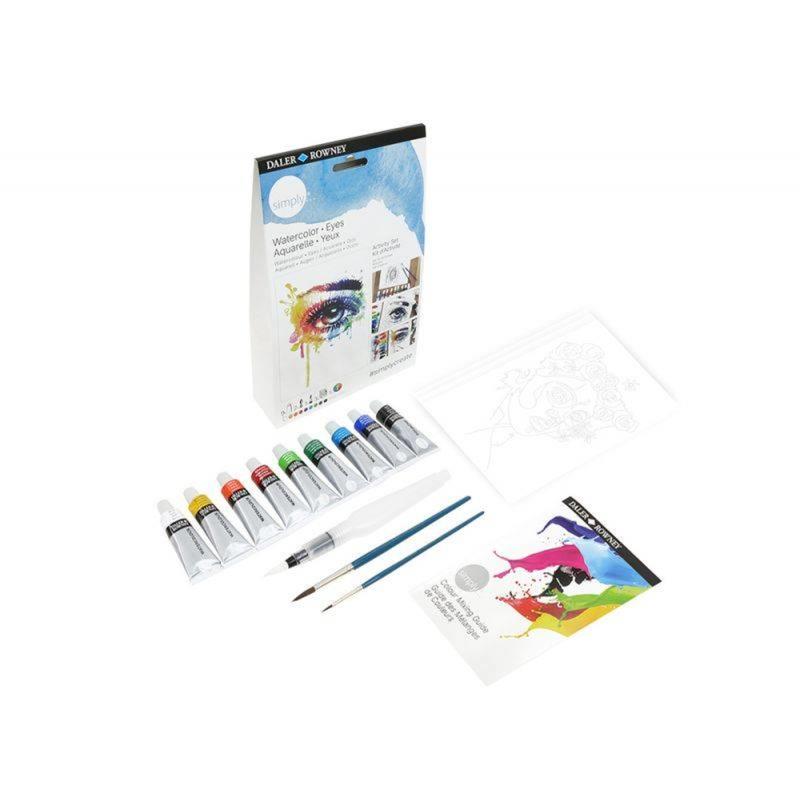 set actividades pintura acuarela ojos art. nr. d134500112