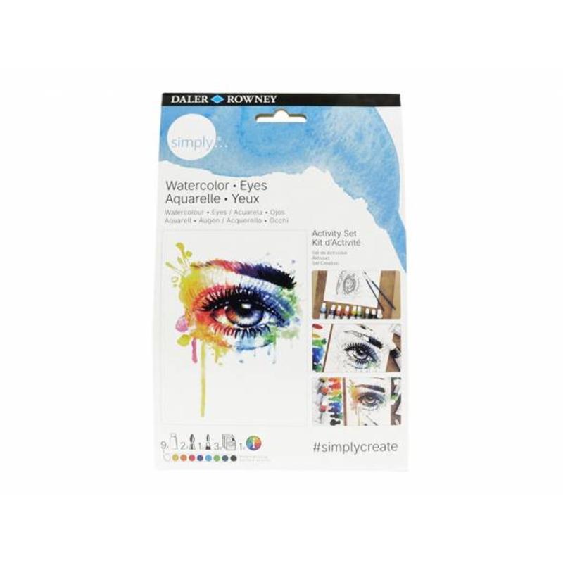 set actividades pintura acuarela ojos art. nr. d134500112