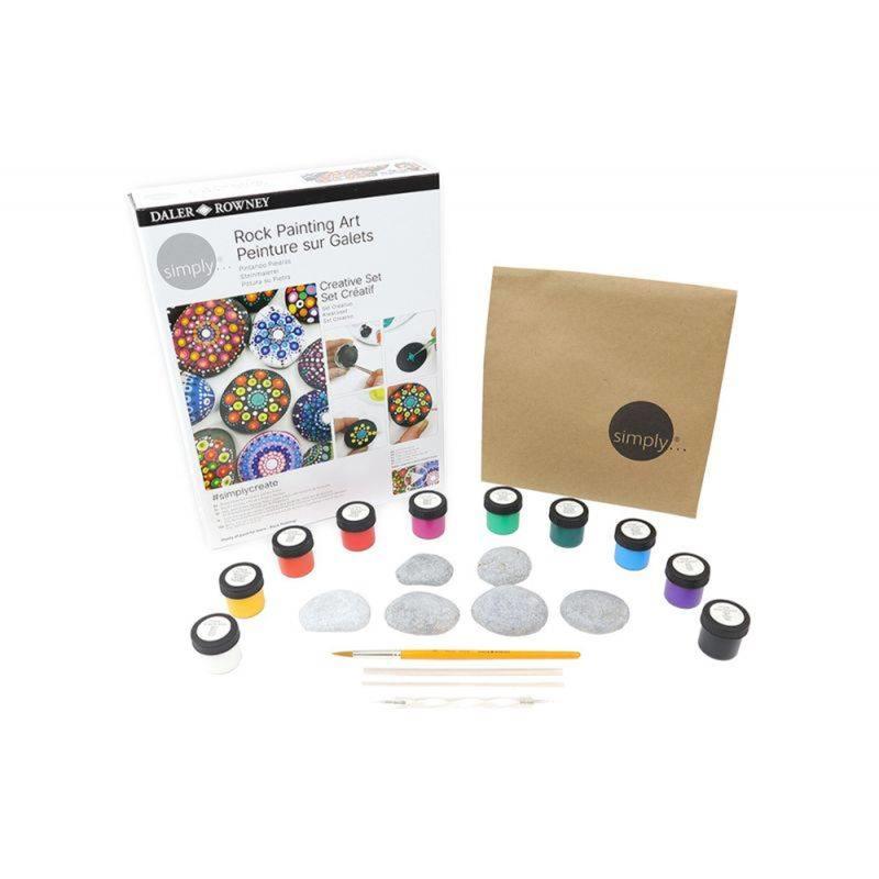 set creativo pintar piedras art. nr. d196250001