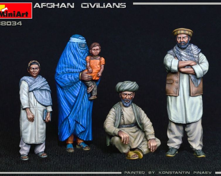 1:35 Civiles afganos Art.-Nr. 38034