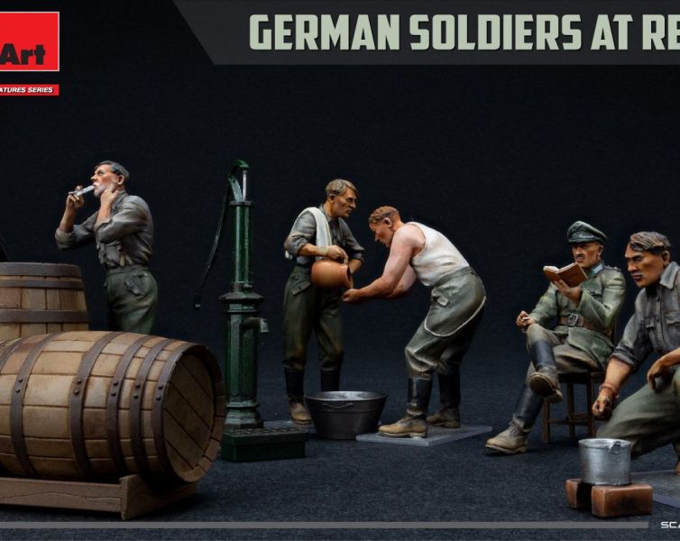 1:35 Soldados alemanes descansando – Ed. Especial Art.-Nr. 35378