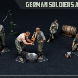 1:35 german soldiers at rest ed. especial art. nr. 35378