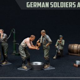 1:35 german soldiers at rest ed. especial art. nr. 35378