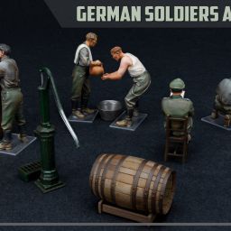 1:35 german soldiers at rest ed. especial art. nr. 35378