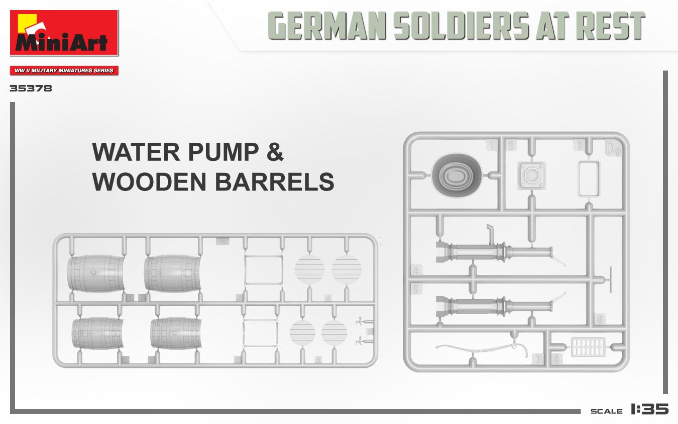 1:35 german soldiers at rest ed. especial art. nr. 35378