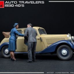 1:35 viajeros de automóvil 1930 40s art. nr. 38017