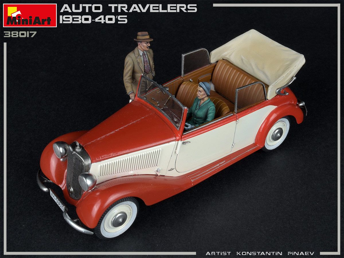 1:35 viajeros de automóvil 1930 40s art. nr. 38017