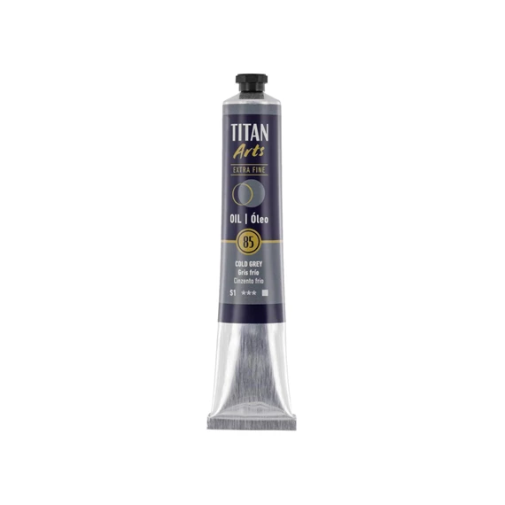 Óleo extra fino titan tubo 60 ml (085) gris frío art. nr. 190008510