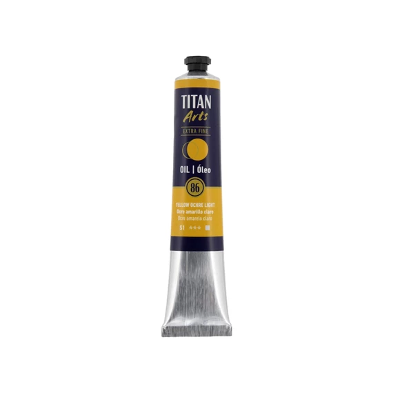 Óleo extra fino titan tubo 60 ml (086) ocre amarillo claro art. nr. 190008610