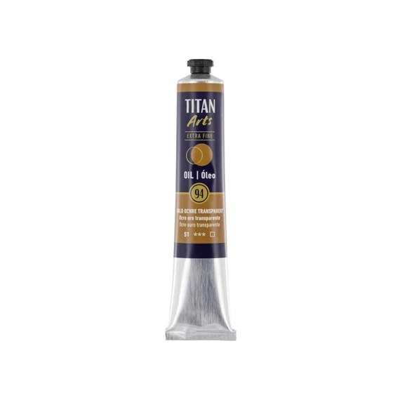 Óleo Extra Fino Titan tubo 60 ml (094) Ocre Oro Transparente Art.-Nr. 190009410