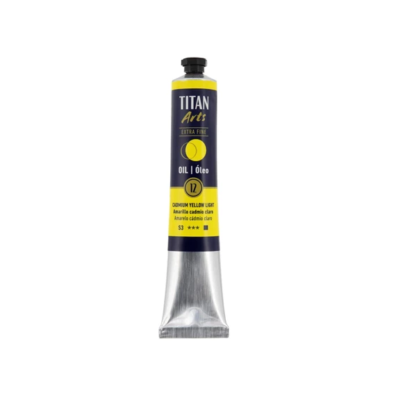 Óleo Extra Fino Titan tubo 60 ml (012) Amarillo Cadmio Claro Art.-Nr. 190001210