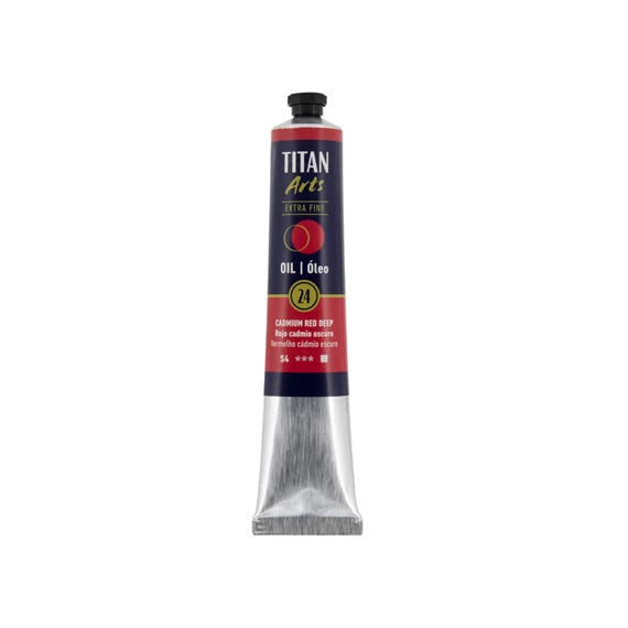 Óleo Extra Fino Titan tubo 60 ml (024) Rojo Cadmio Oscuro Art.-Nr. 190002410